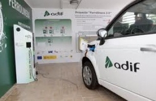 Vehículo eléctrico: La ferrolinea de Adif, Premio Europeo RSE