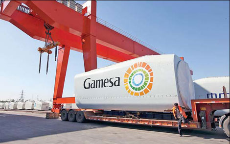 Eólica: Gamesa suministra 48 nuevos MW eólicos a Huadian en China