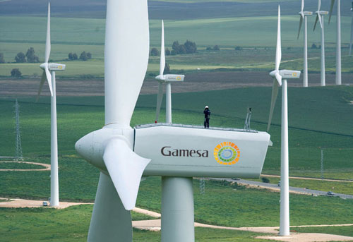 Gamesa eólica vende un parque eólico en Francia