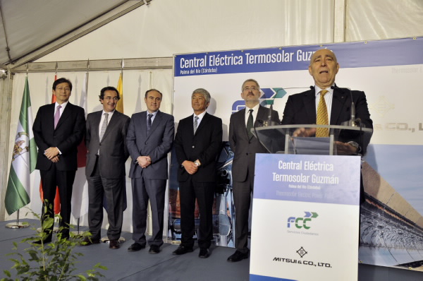 FCC inaugura su primera central termosolar en Córdoba