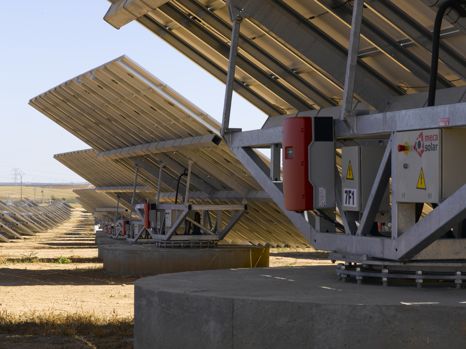 MECASOLAR suministrará seguidores para una central de energía solar fotovoltaica