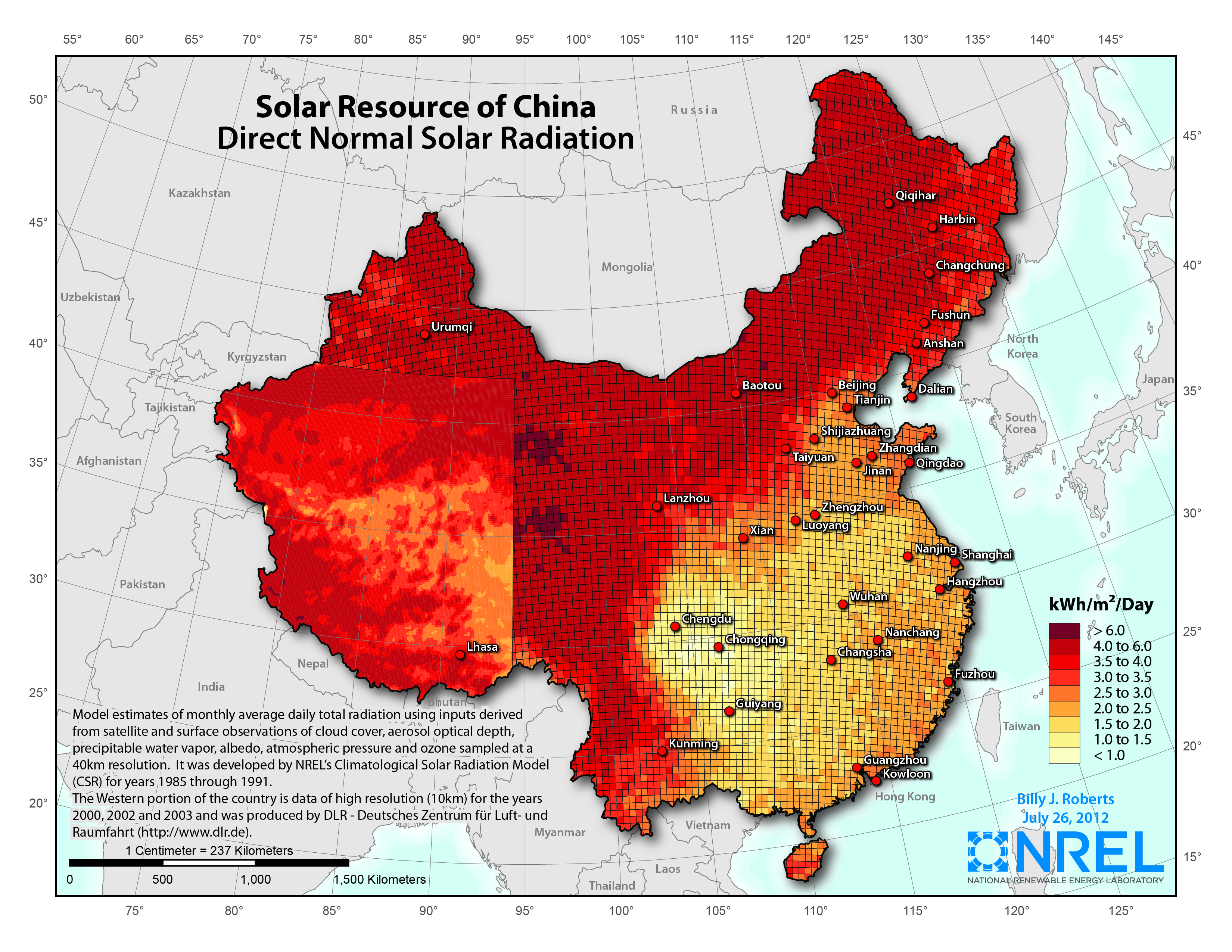 Energías renovables: Primera gran termosolar (CSP) de China, por José Santamarta