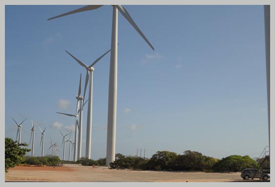 Eólica en Argentina: parque eólico en Chubut con aerogeneradores de Impsa