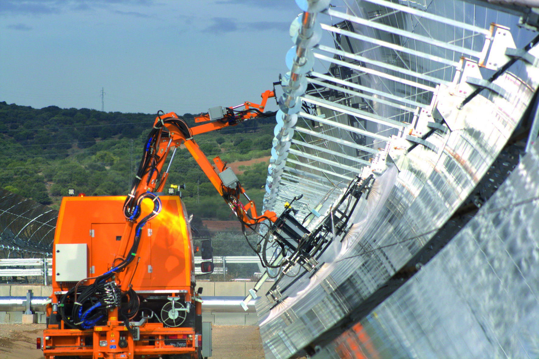 Vehículos de Albatros para la termosolar