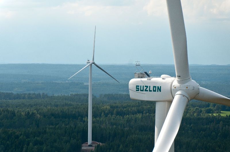 Suzlon gana un pedido de 201,6 MW de eólica de O2 Power