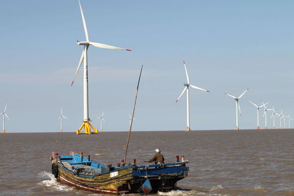 Aerogeneradores eólicos para la eólica marina en China, por José Santamarta