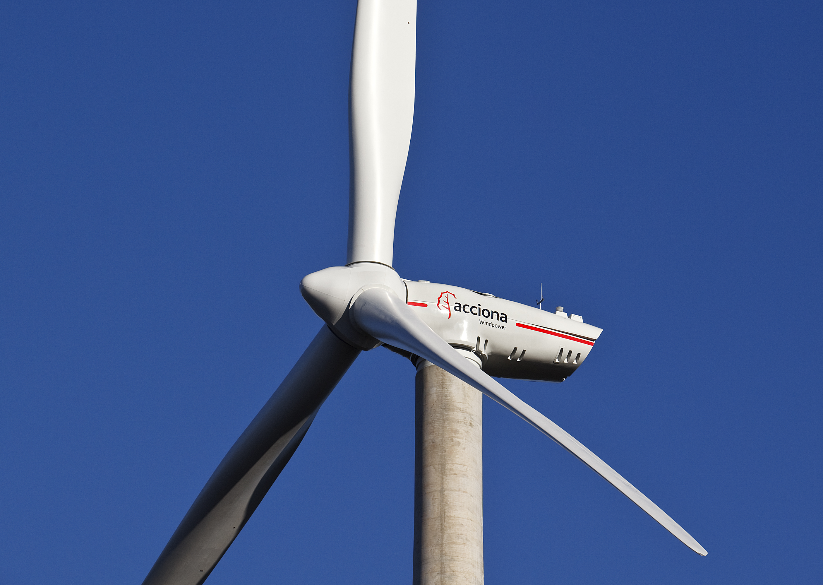 Eólica: Acciona suministrará 70 aerogeneradores de 3 MW a dos parques eólicos