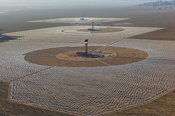 Las energías renovables (eólica, termosolar y energía solar fotovoltaica) ganan peso en EE UU