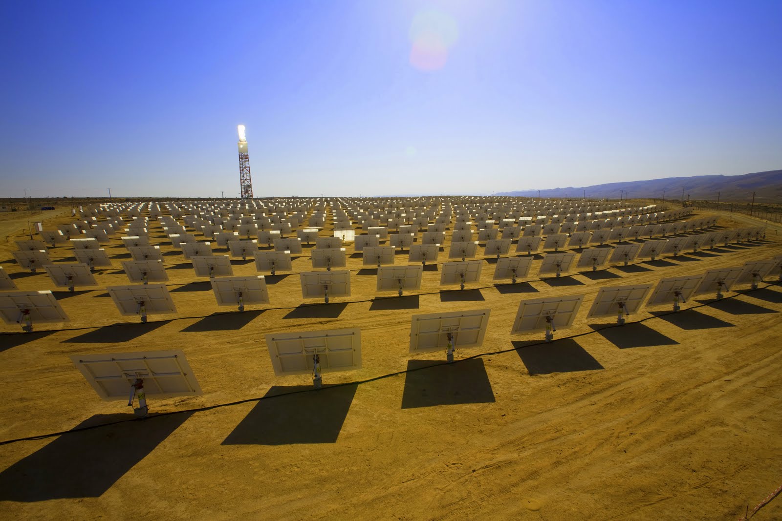 Visita a la termosolar de Crescent Dunes