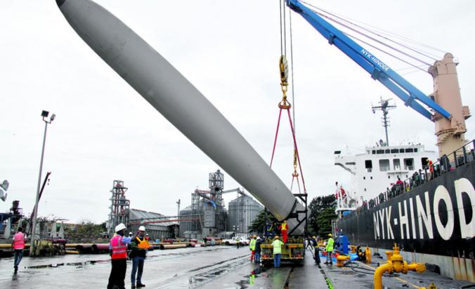 Aerogeneradores para el primer parque de energía eólica de Panamá