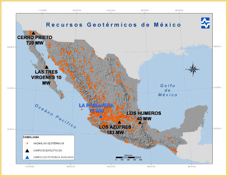 México entre los mayores países con capacidad para generación con energías renovables como la eólica y la geotérmica