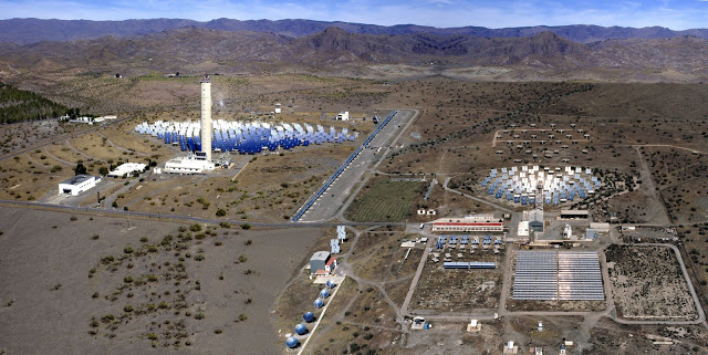 Termosolar y energías renovables: Plataforma termosolar de Almería