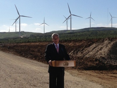 Eólica: Presidente Piñera inaugura el mayor parque eólico de Chile con 45 aerogeneradores Vestas