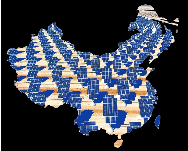 La capacidad instalada de energía solar fotovoltaica (PV) de China aumentó 216 gigavatios (GW), un 55,2% más en 2023