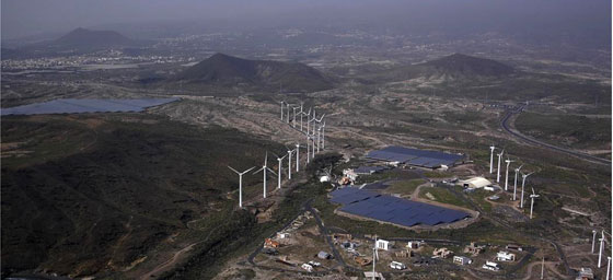 La UE ayudará a impulsar las energías renovables (eólica, energía solar fotovoltaica) en Canarias