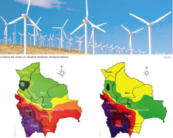 Energías renovables en Bolivia, eólica, energía solar y geotérmica