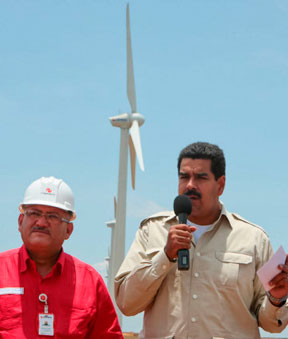 Eólica en Venezuela: Maduro inaugura parque eólico de la Guajira