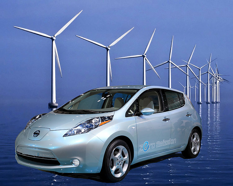 El vehículo eléctrico Nissan leaf pretende romper récord mundial