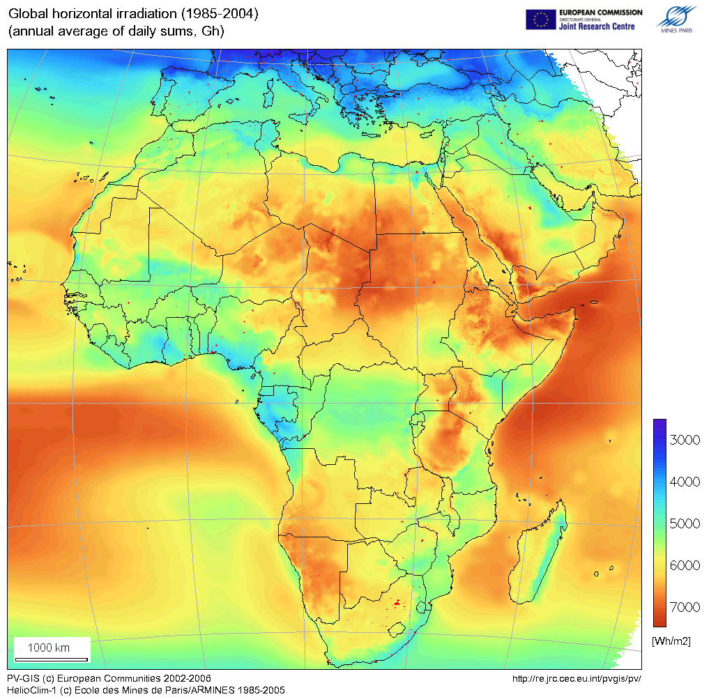 África puede convertirse en una superpotencia de energía eólica, termosolar, fotovoltaica y geotérmica