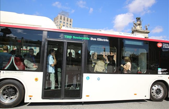 Vehículo eléctrico para el transporte público urbano