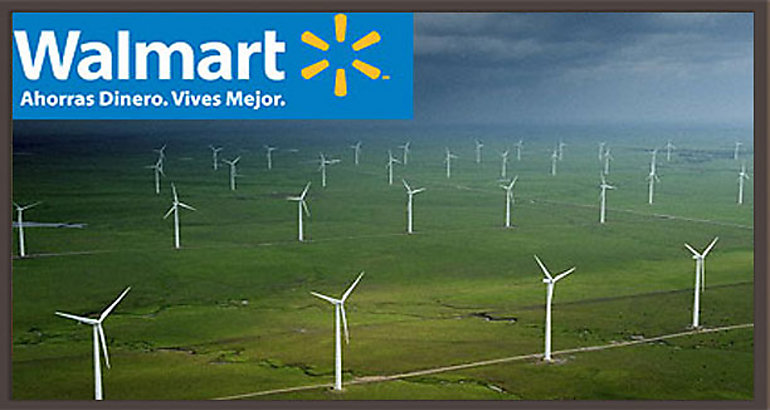 En los próximos seis meses, Walmart de México y Centroamérica recibirá energía proveniente de dos plantas de energía eólica y una mini hidroeléctrica que producirán un total de 252 MWh para alimentar 886 unidades de negocio. Estos tres proyectos, sumados al parque Eólico Oaxaca I Lamatalaventosa que opera desde 2010, permitirán obtener, para principios de 2014, un total de 320 MWh de energía renovable para satisfacer las necesidades de 1,233 tiendas de autoservicio, ropa y clubes de precio de Walmart de México y Centroamérica. Estas iniciativas representan una reducción anual de más de 200 mil toneladas de CO2 al ambiente, equivalentes a sacar de circulación 36,625 autos. La compañía tiene como objetivo para el año 2020, obtener 3,000 GWh de energía renovable, lo que equivale al consumo de energía de Yucatán durante 2011. Por otro lado, los nuevos prototipos 2013 son 34% más eficientes que en 2005, con la actualización de tecnologías como: instalación de lámparas LED en estacionamientos e interiores, mejoramiento del sistema de administración de energía, equipos de refrigeración e instalación de puertas en refrigeración abierta y aire acondicionado de menor consumo eléctrico. En este sentido, Walmart de México y Centroamérica tiene como objetivo para 2020, reducir un 20% la intensidad kWh/ m2 que tenía en 2010.