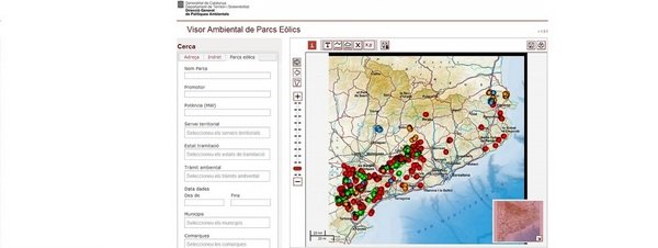 Eólica y energías renovables: Mapa eólico de Cataluña