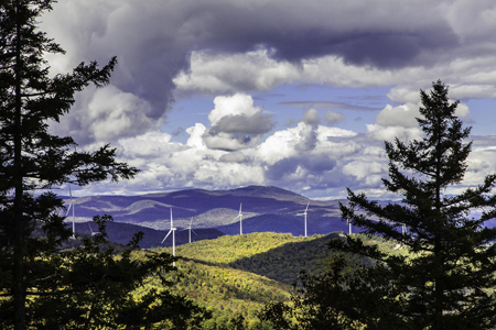 Eólica y energías renovables: parque eólico de Iberdrola con 23 aerogeneradores de Gamesa en EE UU