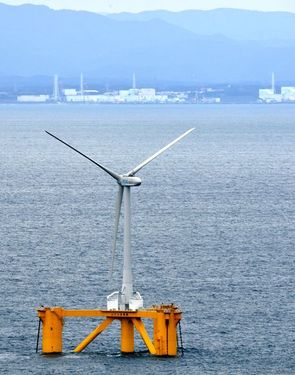 Energías renovables y Fukushima: primer parque eólico marino instalado