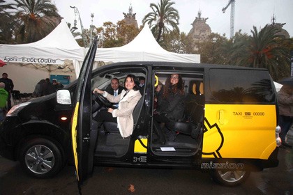 Vehículo eléctrico: Barcelona, capital del coche eléctrico, presenta un taxi eléctrico