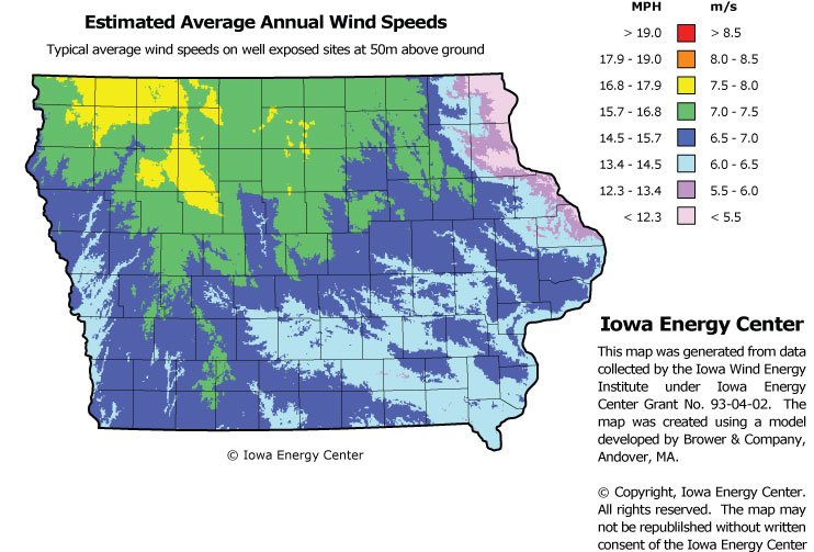 IEA ha finalizado un contrato de energía eólica de $ 65 millones en Iowa