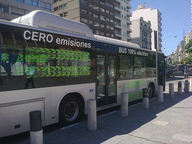 Vehículos eléctricos para el transporte público en Uruguay