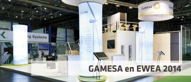 Energías renovables: Aerogeneradores de Gamesa 2.0-2.5 MW y 5.0 MW en la eólica EWEA