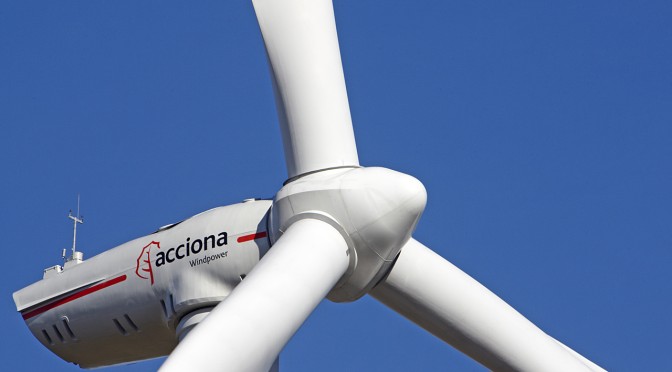 Eólica y energías renovables: Acciona desarrolla nuevos aerogeneradores de tres megavatios