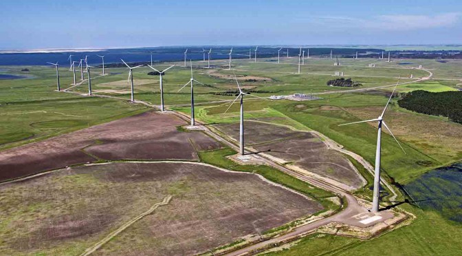 Eólica y energías renovables: Acciona suministrará 51 aerogeneradores al Complejo Eólico Santa Vitória do Palmar.