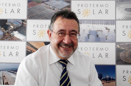 Producción de energías renovables mediante termosolar ha batido su récord en 2014 en España, por Luis Crespo, Protermosolar