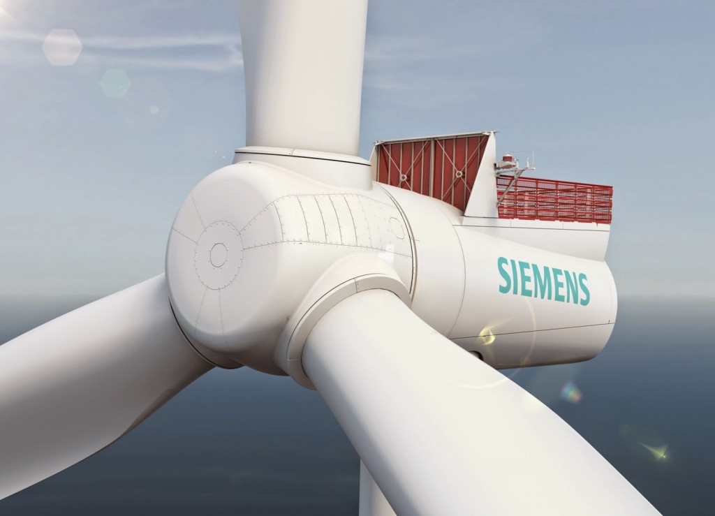 Siemens suministrará 67 aerogeneradores de 6 MW a la eólica marina.