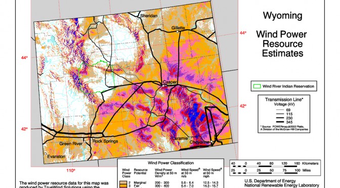 Parque eólico de Wyoming obtiene permiso para 277 aerogeneradores