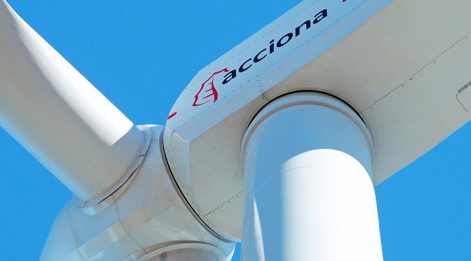 Eólica: Acciona muestra sus nuevos aerogeneradores para vientos bajos