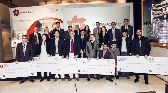 EDPR concede premios de energías renovables University Challenge 2014