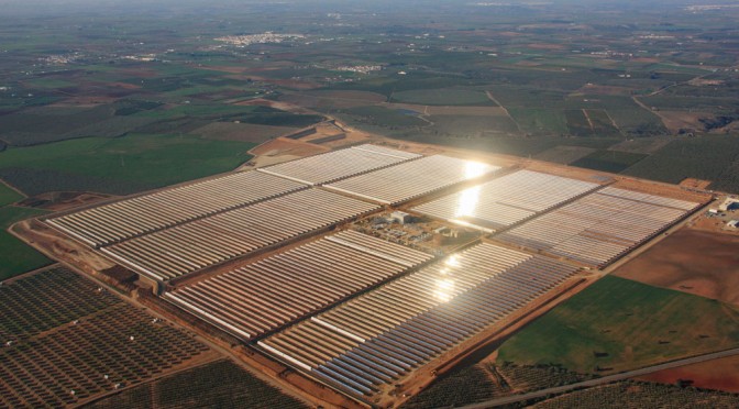 Récord termosolar en junio con el 4,4% de la electricidad en España