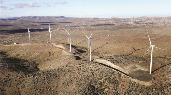 Energía eólica en México, parque eólico de Elecnor