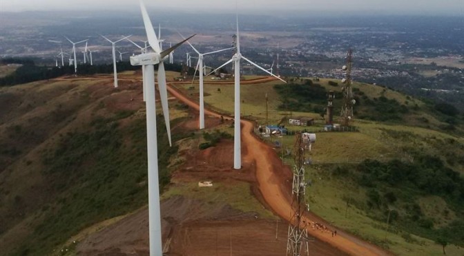 Kenia sumará 600 MW de nueva capacidad eólica