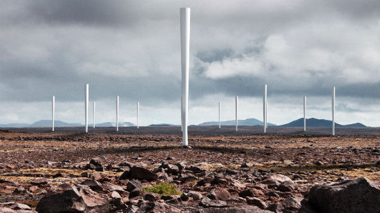 Aerogeneradores sin palas: menos eficientes en la conversión de la energía eólica capturada en energía eléctrica