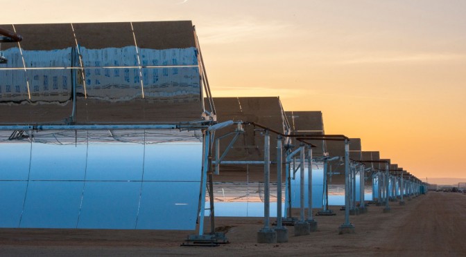 Abengoa conecta termosolar de Mojave en EE UU, California