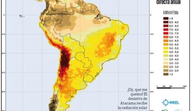 Energía solar fotovoltaica y termosolar: Chile podría abastecer 10% a 20% de toda la electricidad sudamericana