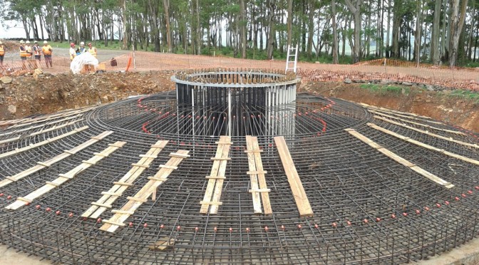 Eólica en Uruguay: CTE WIND, presente en la obra del parque eólico Melowind