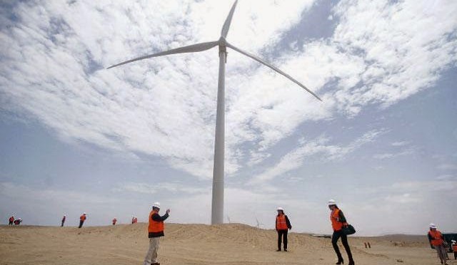Energías renovables y eólica en Perú: parque eólico en Ica