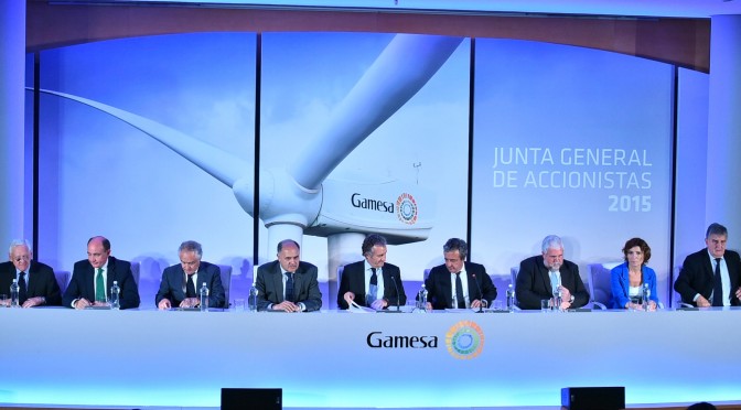 Gamesa espera alcanzar los 4.000 millones de ingresos en 2017