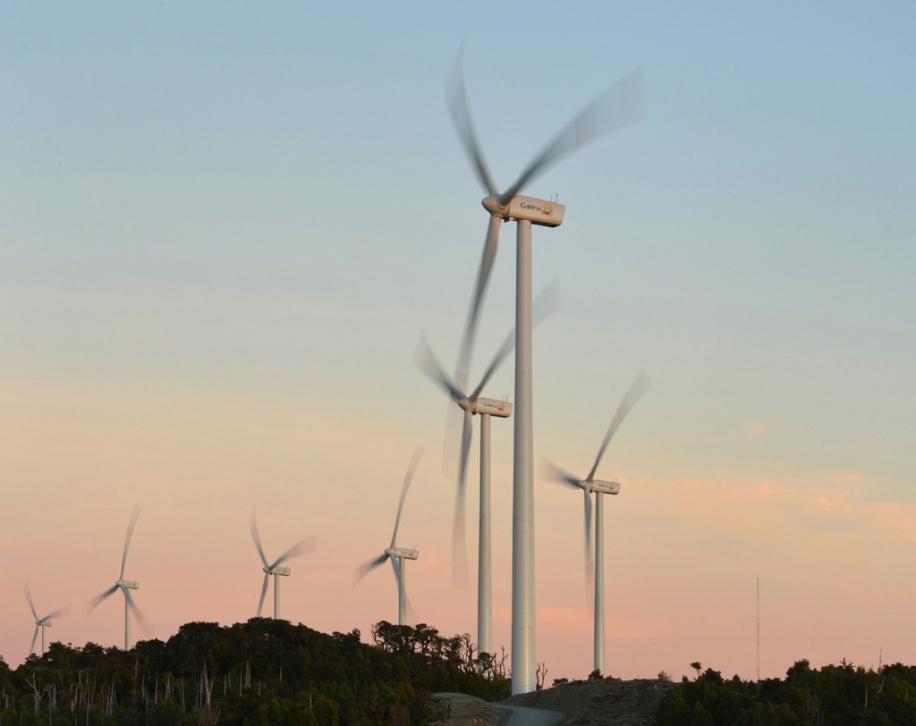 Gamesa wind farm in Chile