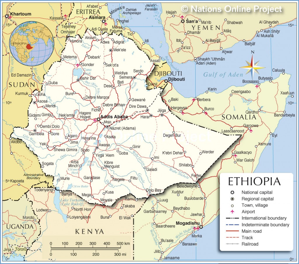 Etiopía desarrrolla las energías renovables, eólica y geotérmica.